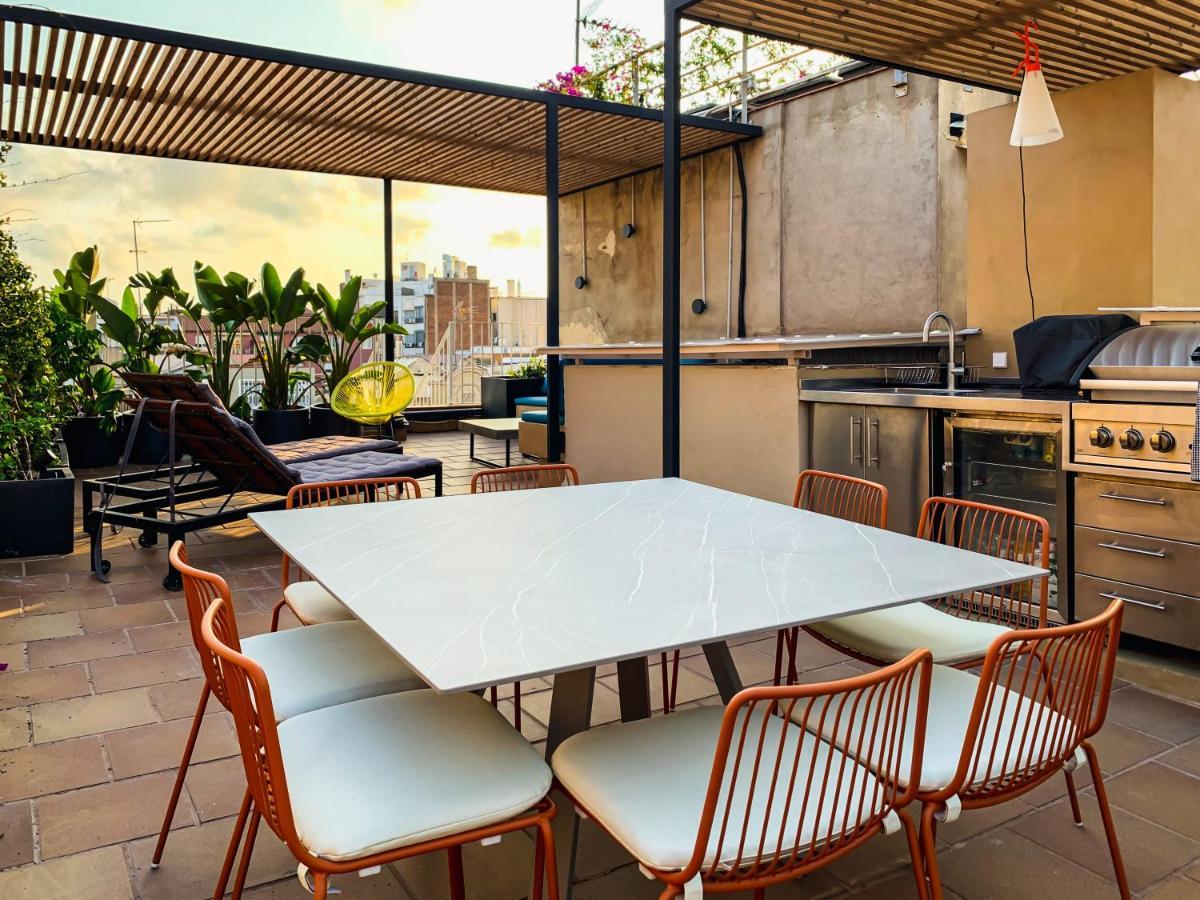 Incredible 2Br Penthouse With Urban Rooftop Garden บาร์เซโลนา ภายนอก รูปภาพ