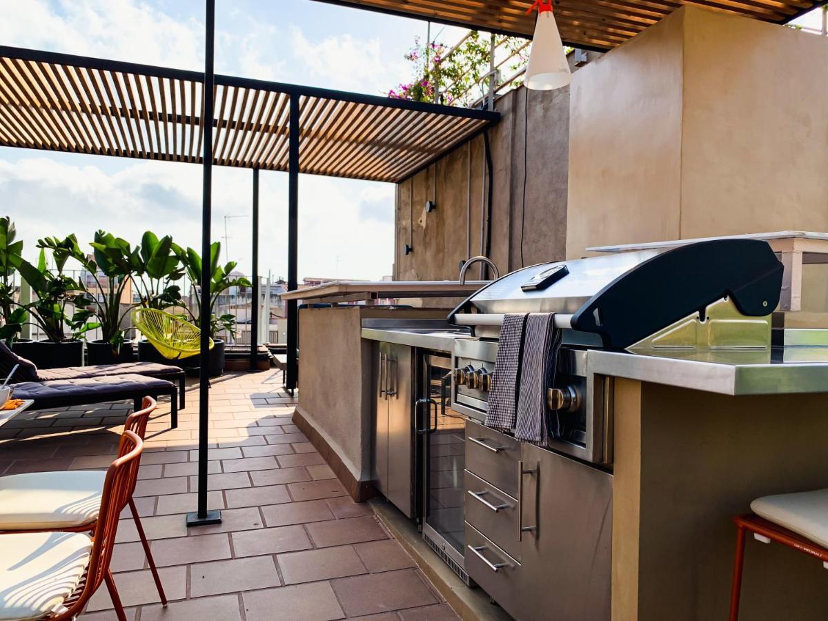 Incredible 2Br Penthouse With Urban Rooftop Garden บาร์เซโลนา ภายนอก รูปภาพ